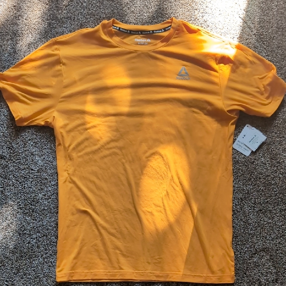 Reebok Men's Short Sleeve Tee in Bright Orange